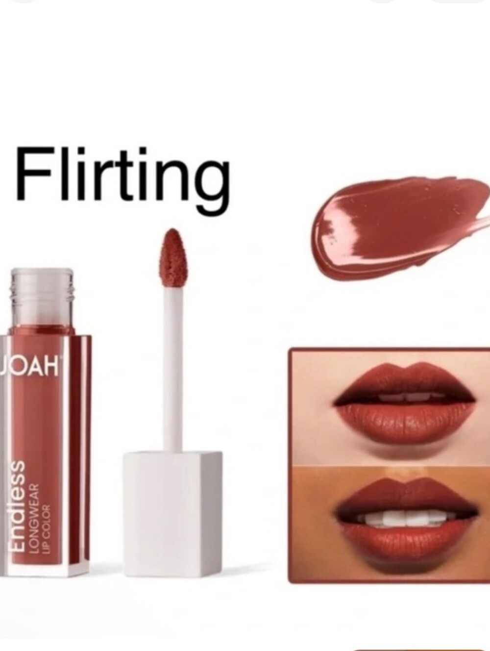 Joah Endless Lipstick Collection - Red, Pink, Brown Shades (Flirting)
